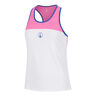 Racerback Tank-Top Damen - pink, blau