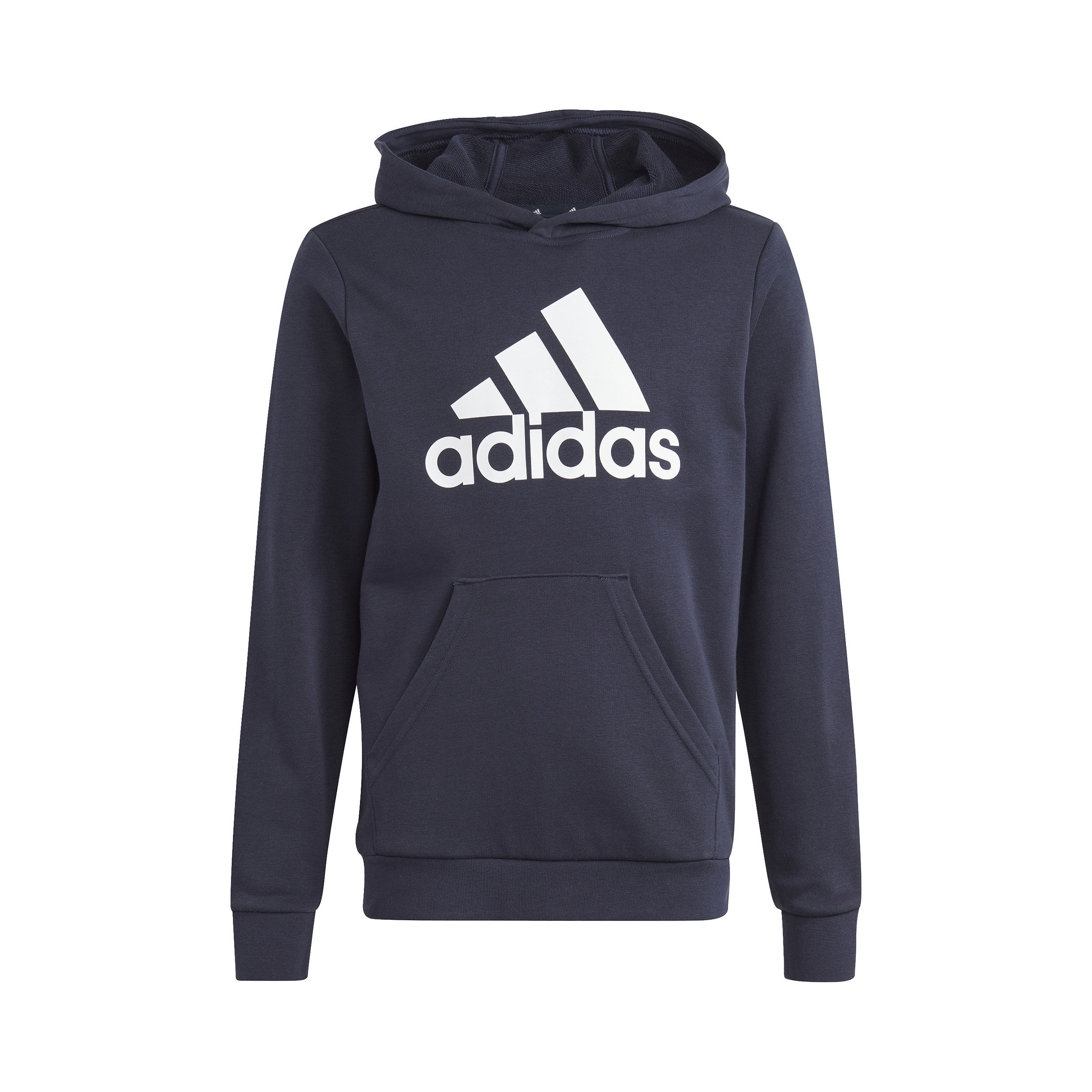 Big Logo Cotton Hoody Jungen Dunkelblau WeiB