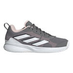 adidas Tennisschuhe adidas Avaflash Sandplatzschuh Damen - grau, rosa