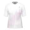 Performance T-Shirt Damen-Wei&szlig;,Berry
