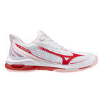 Mizuno Tennisschuhe Mizuno Wave Exceed Tour 7 Allcourtschuh Damen - wei&szlig;, rot