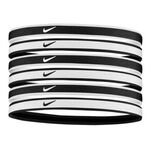 Nike Bekleidung Nike Swoosh Sport Tipped Haarband 6er Pack -weiß,schwarz
