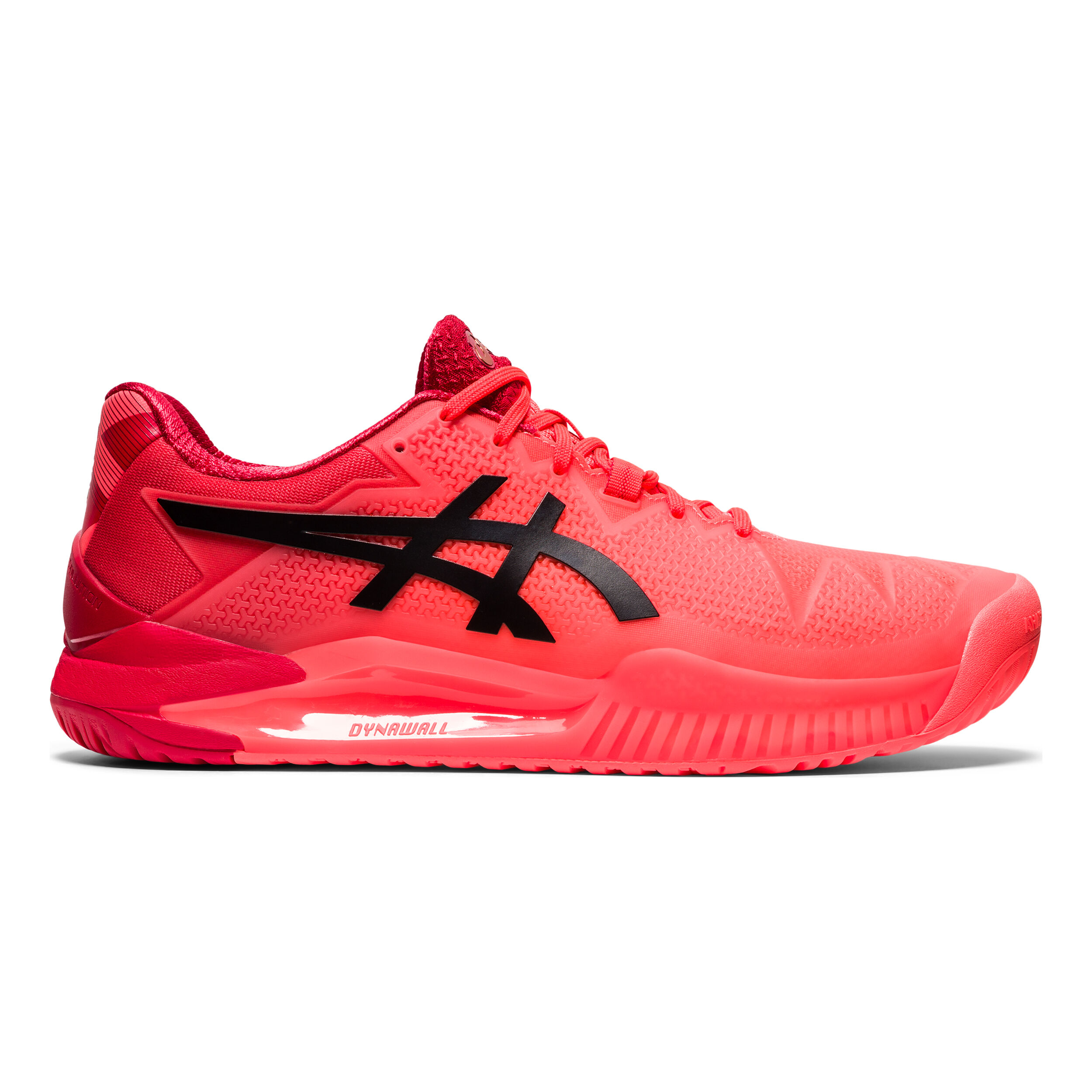 Asics red tennis shoes on sale