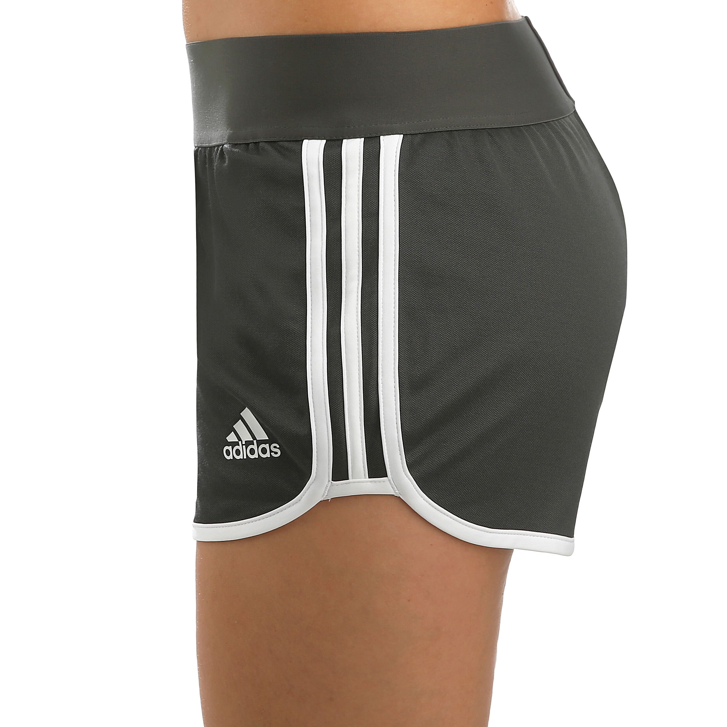 adidas M10 Athletics Iteration Shorts Damen Dunkelgrau WeiB online kaufen Tennis Point DE