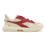 Diadora Tennisschuhe Diadora B. Elite Star made in Italy Allcourtschuh Herren-wei&szlig;, dunkelrot