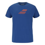 Babolat Bekleidung Babolat Exercise Big Flag T-Shirt Herren-Blau