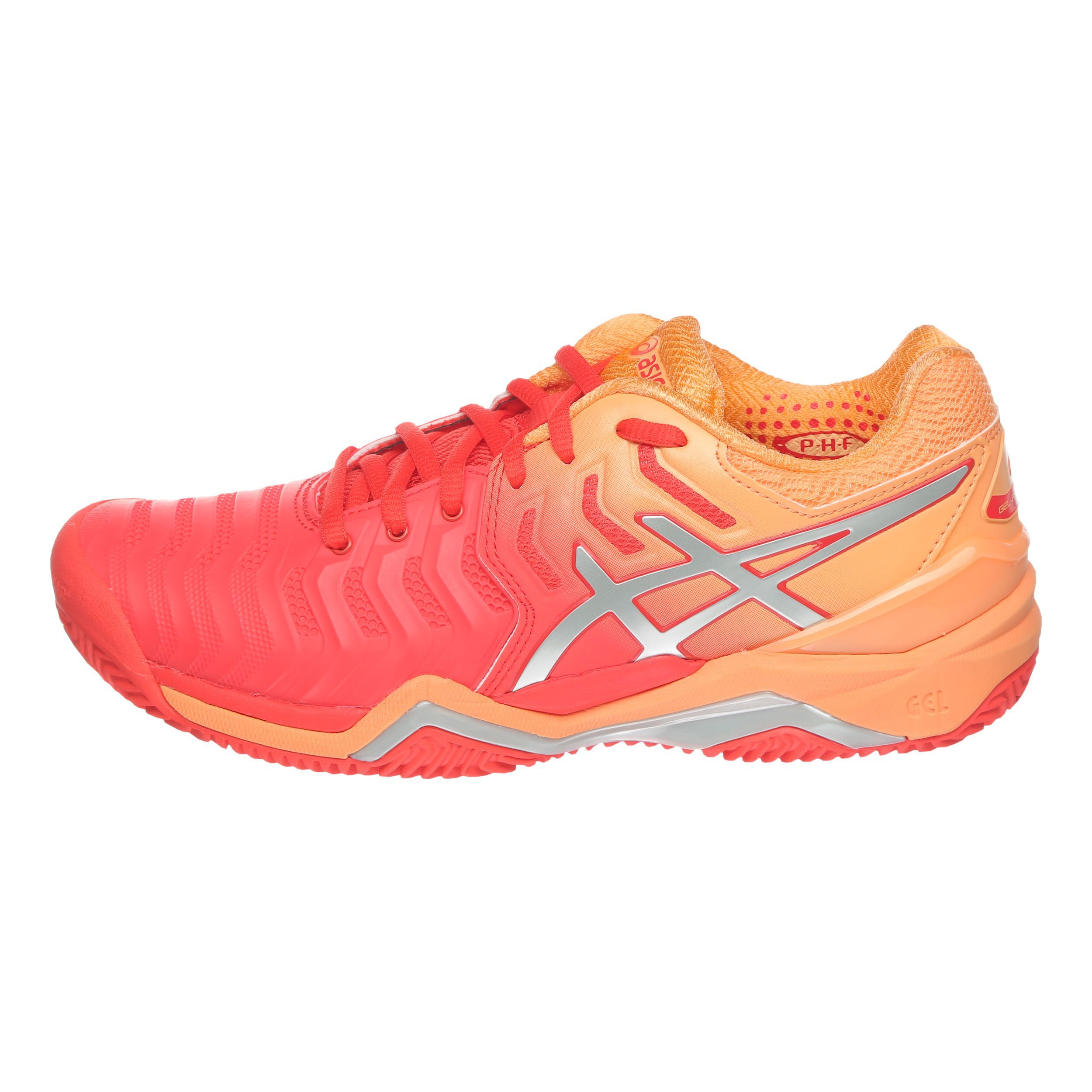 Gel Resolution 7 Clay Sandplatzschuh Damen Koralle Apricot