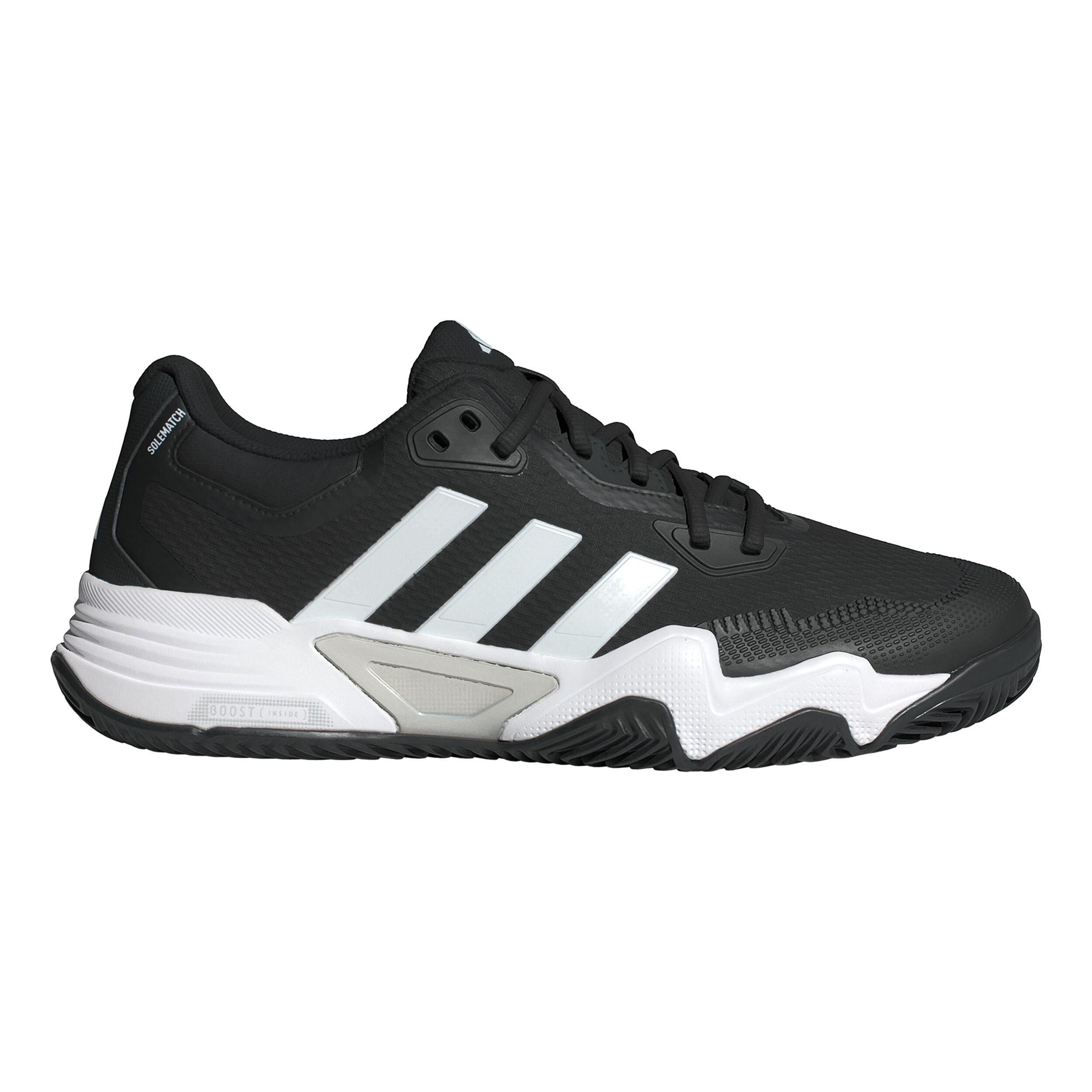 Solematch Control 2 Sandplatzschuh Herren Schwarz WeiB