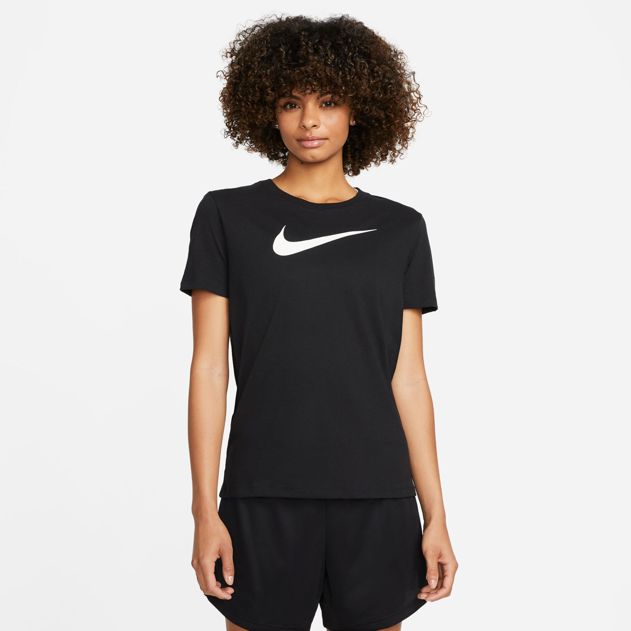 Black nike tshirt dress discount