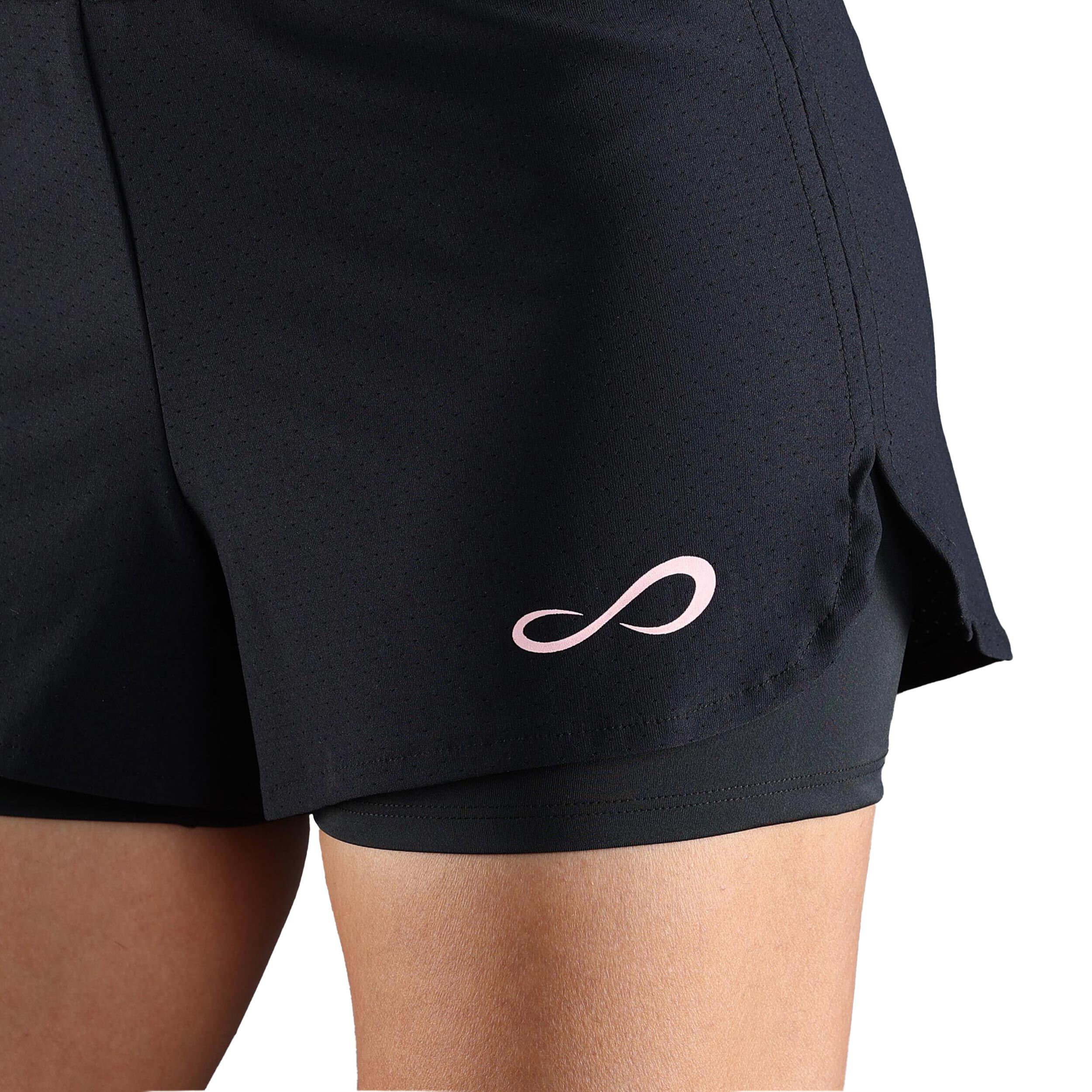 Endless Iconic Tech Shorts Damen Schwarz Rosa online kaufen Tennis Point DE