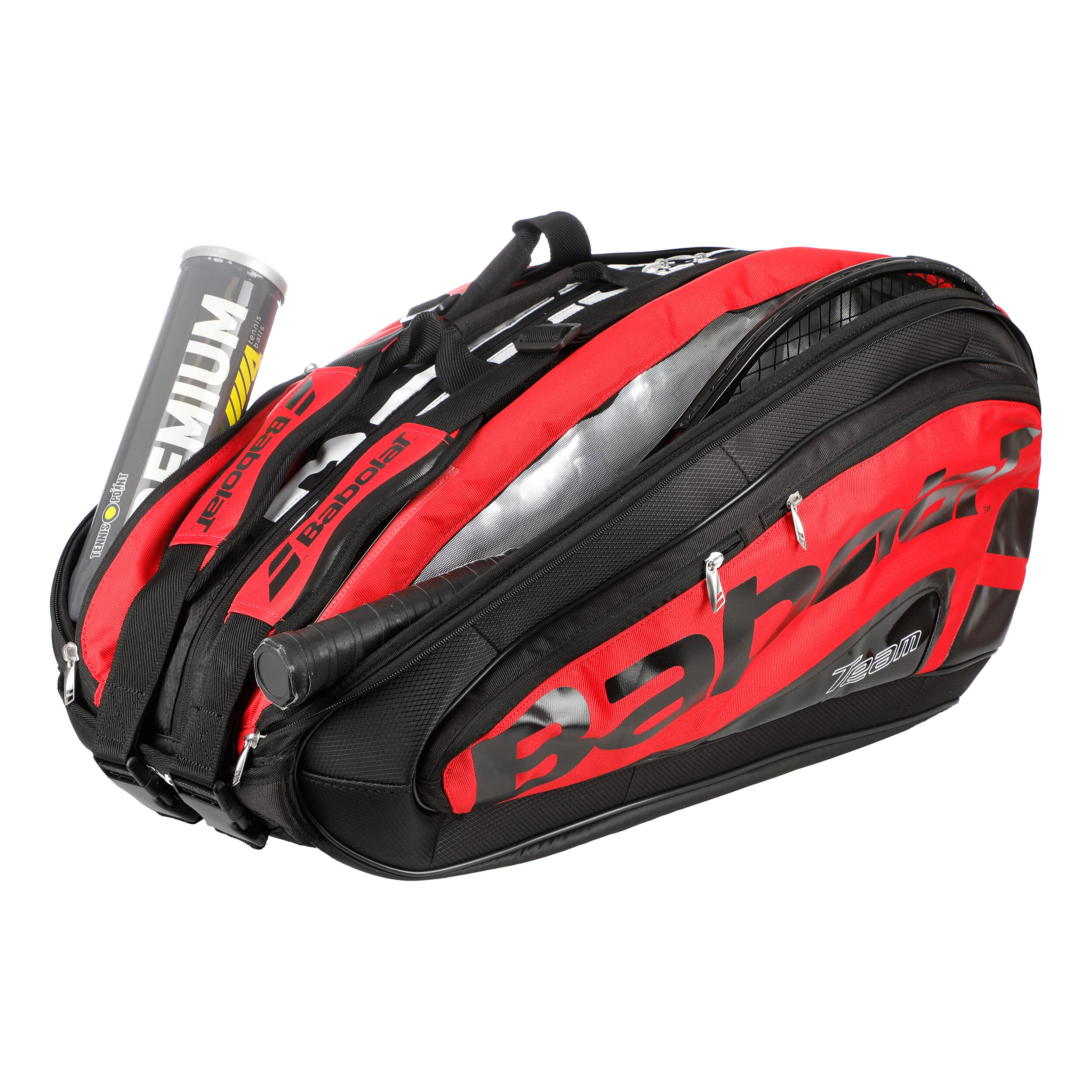 Team Racket Holder X12 Schlagertasche Special Edition Rot Schwarz