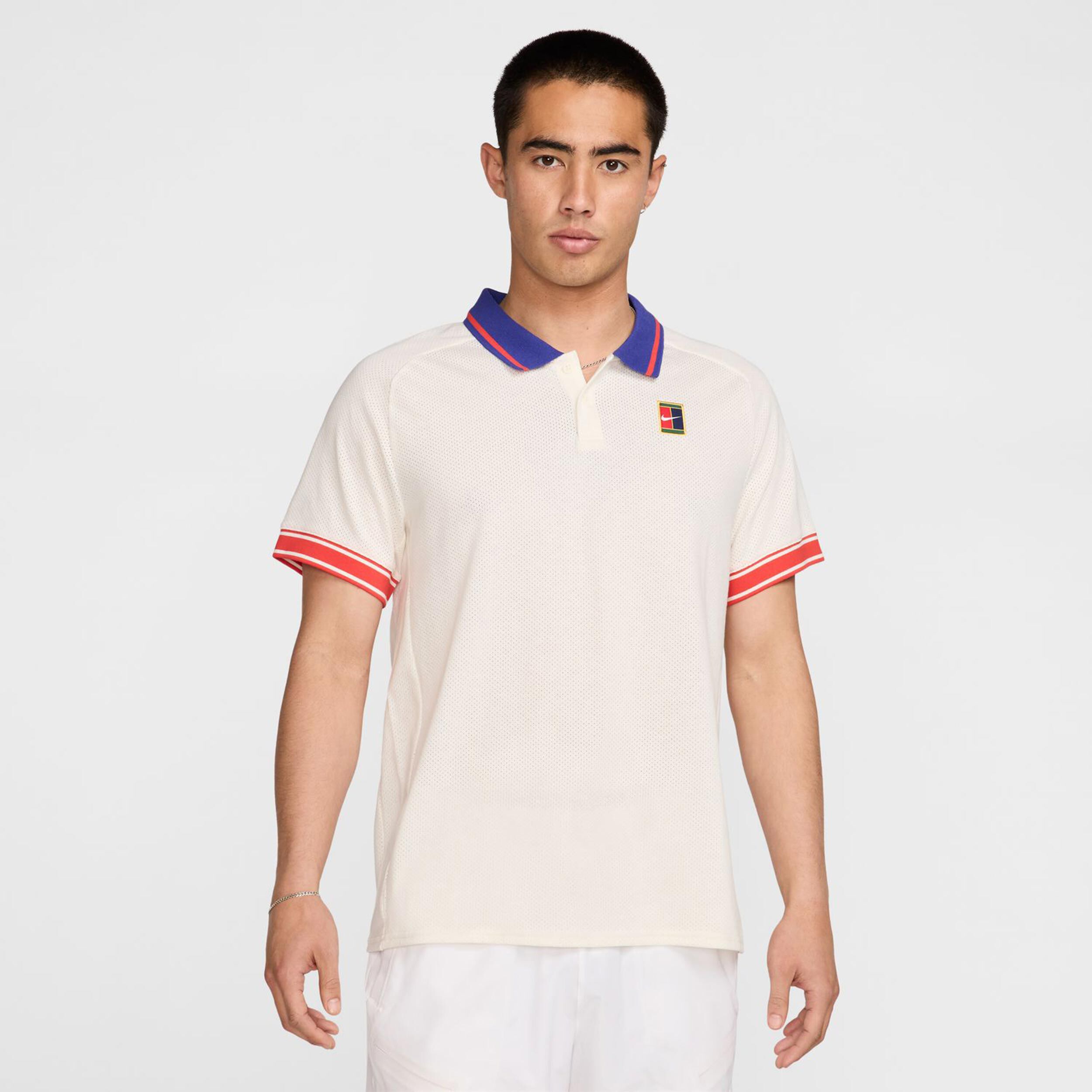 Nike Court Heritage Polo Herren Beige | Tennis-Point