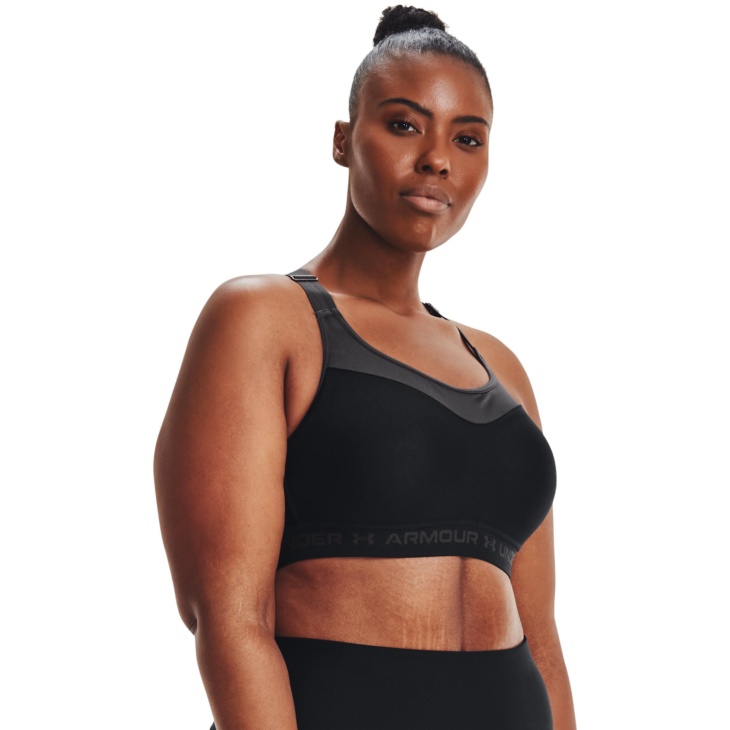 Under Armour High Crossback Sport BH Damen Schwarz online kaufen Tennis Point DE
