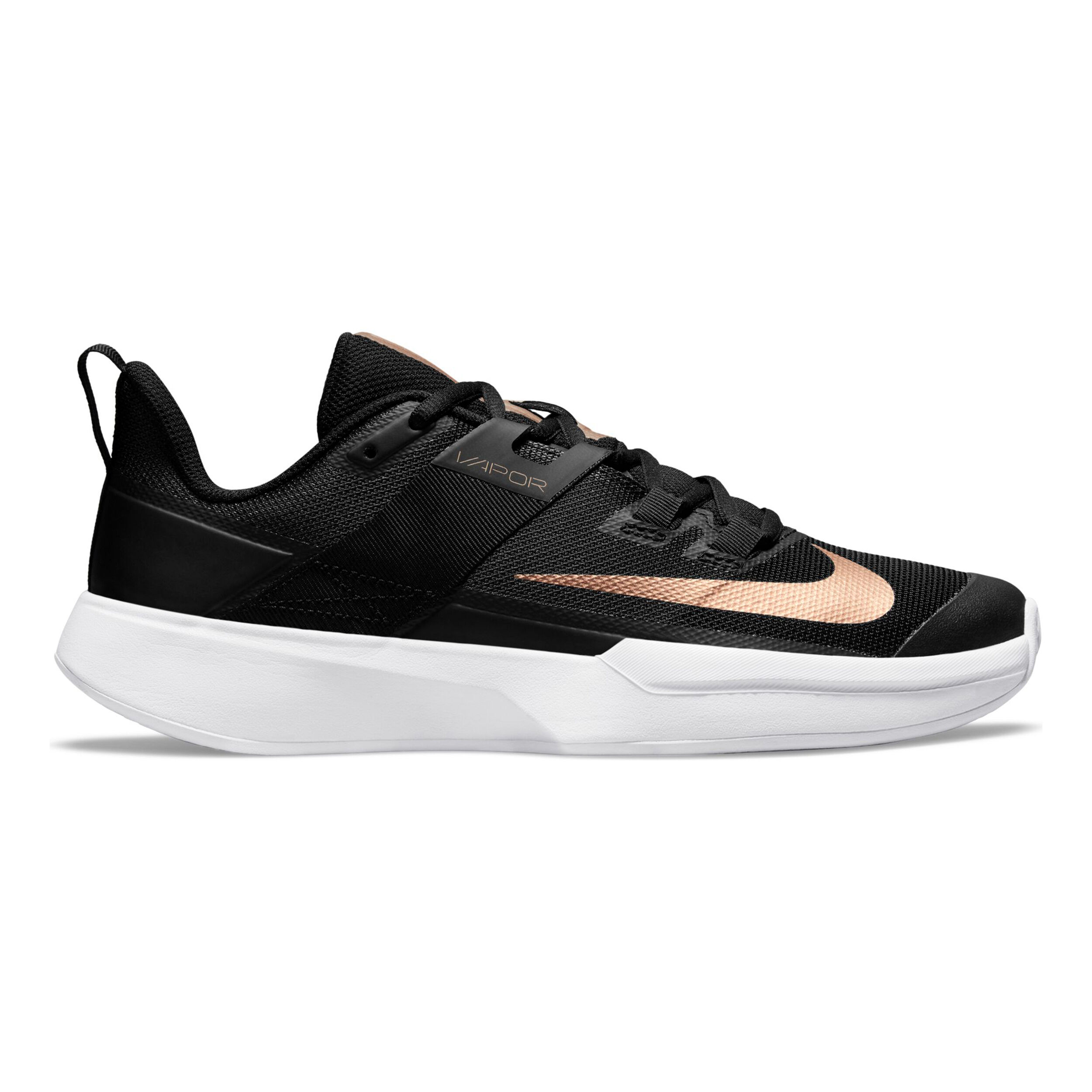 Black and gold nike tennis shoes best sale