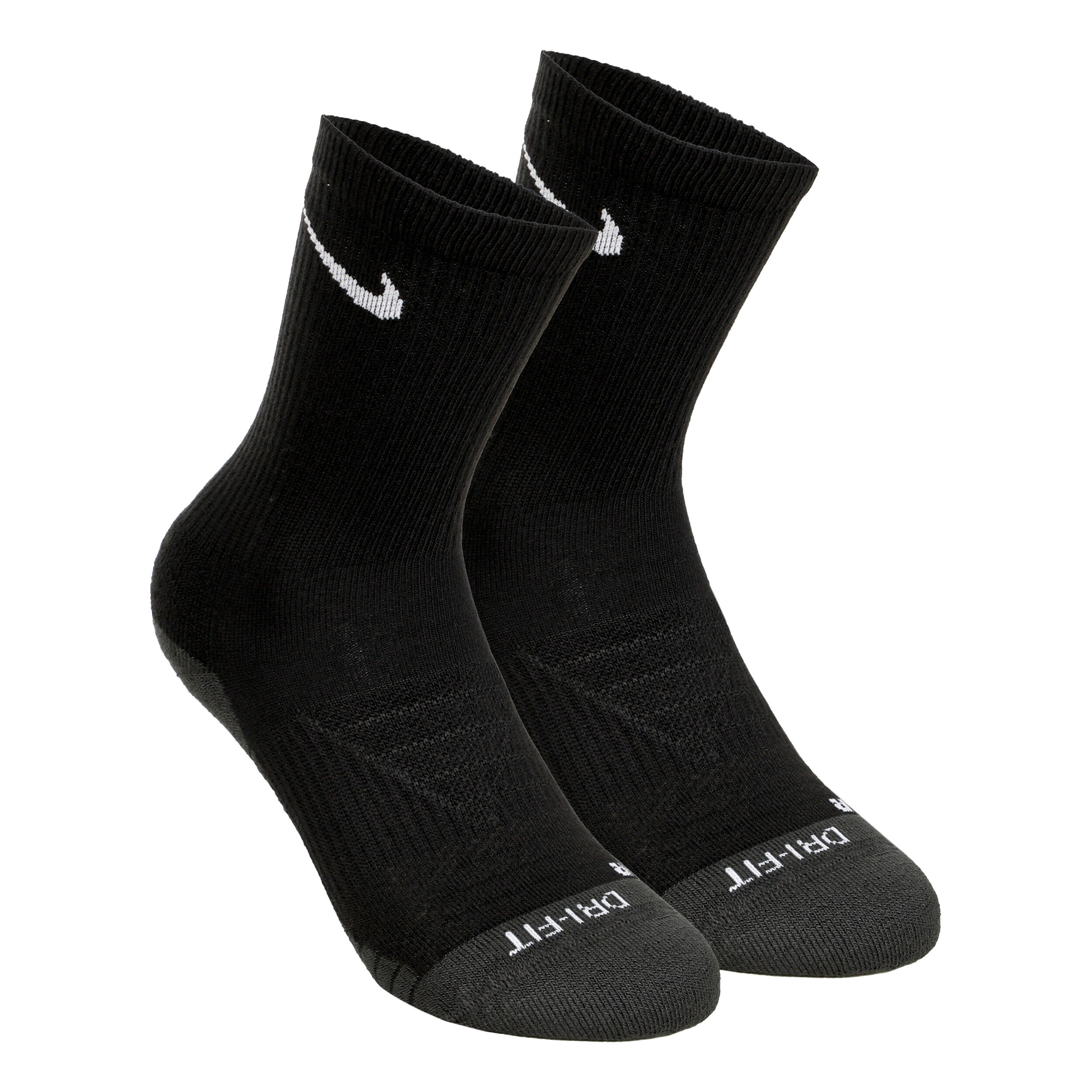 Black dri fit socks online