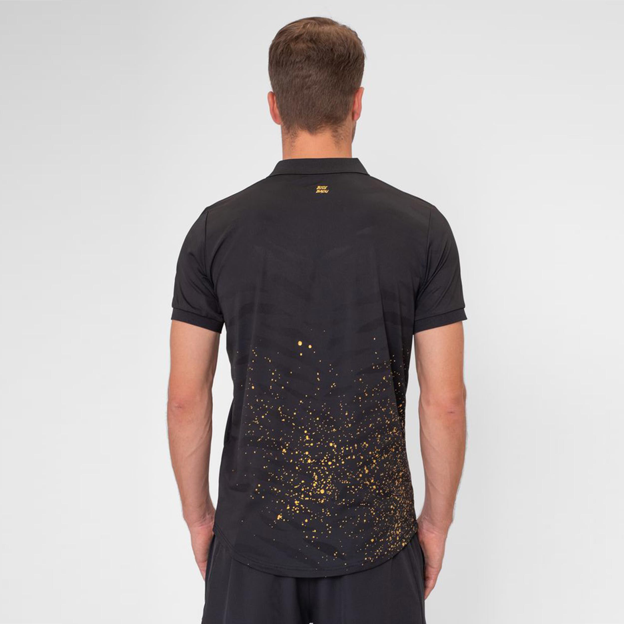 BIDI BADU Paris 2024 Polo Herren Schwarz Gold online kaufen Tennis Point DE