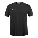 Babolat Bekleidung Babolat Play Crew Neck T-Shirt Herren-Schwarz