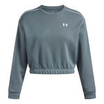 Under Armour Bekleidung Under Armour Rival Fleece Piped Crew Sweatshirt Damen - blaugrau, 