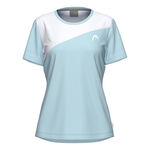 HEAD Bekleidung HEAD Tie-Break T-Shirt Damen - hellblau, wei&szlig;