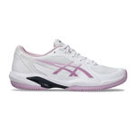 ASICS Tennisschuhe ASICS Solution Swift FF 2 Clay Sandplatzschuh Damen-Wei&szlig;,Altrosa