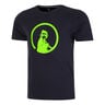 Wild Trainings T-Shirt Herren-Dunkelblau,Neongr&uuml;n
