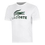 Lacoste T-Shirt Lacoste T-Shirt Herren - wei&szlig;, gr&uuml;n