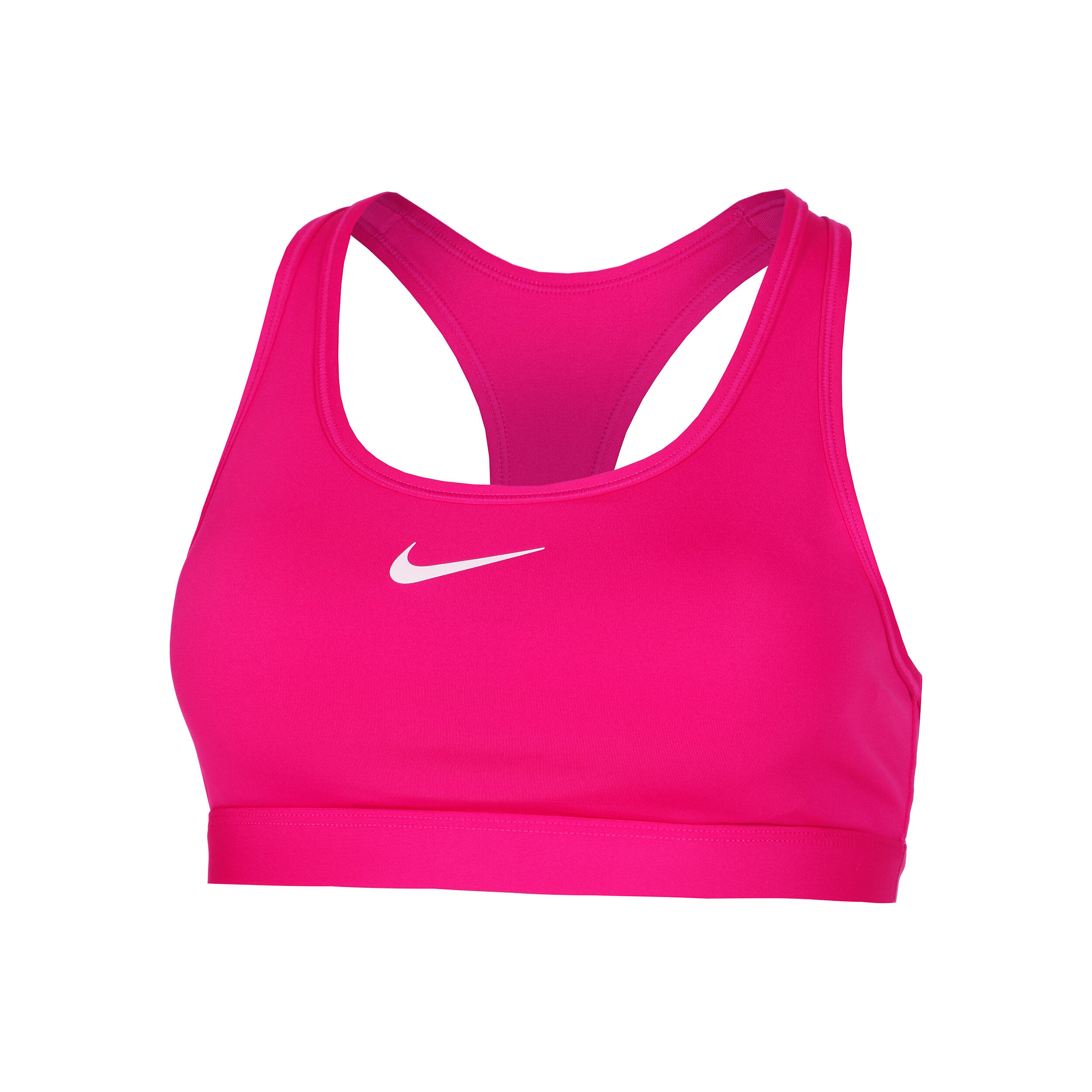 Hot pink new arrivals sports bra nike