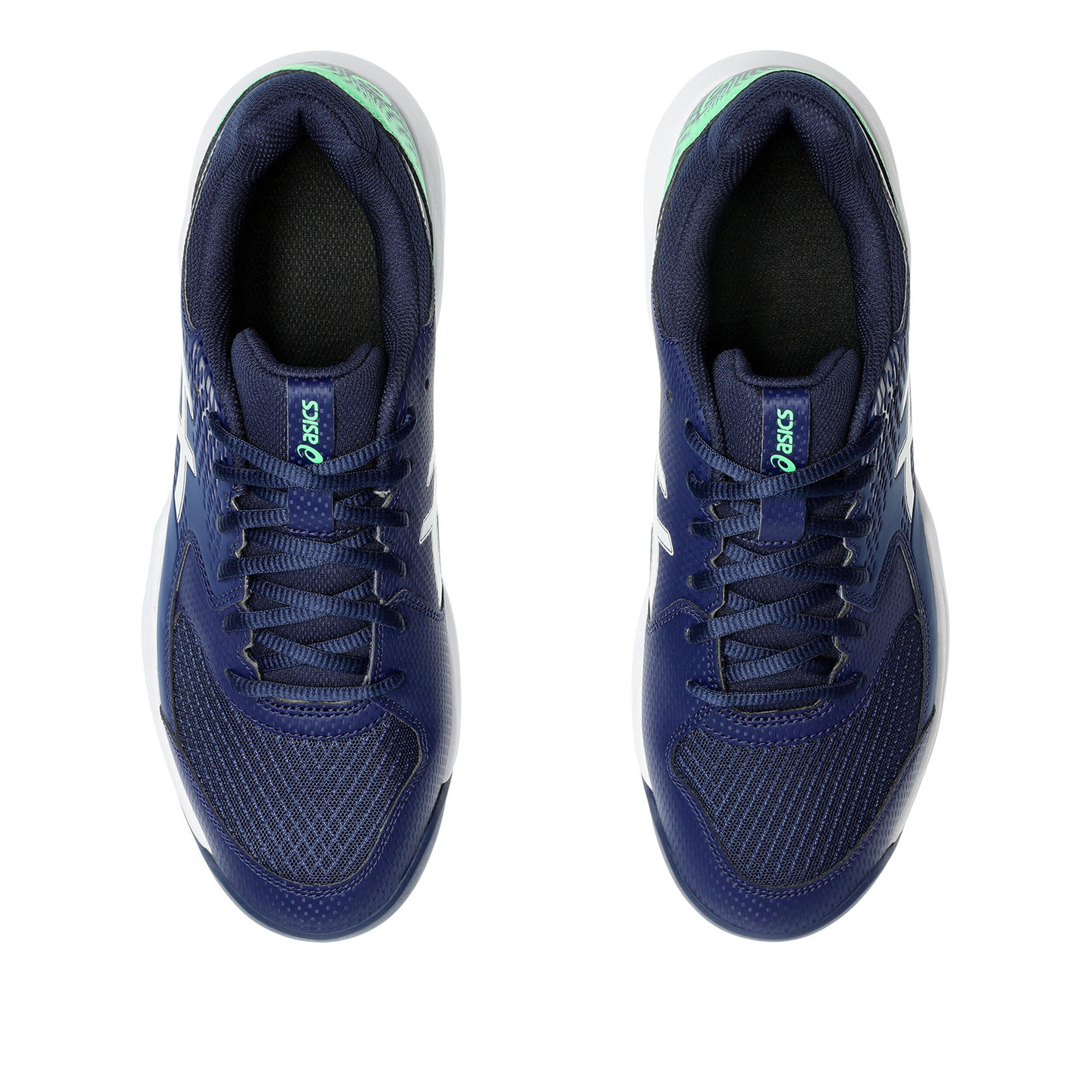 Gel Dedicate 8 Indoor Teppichschuh Herren Blau WeiB