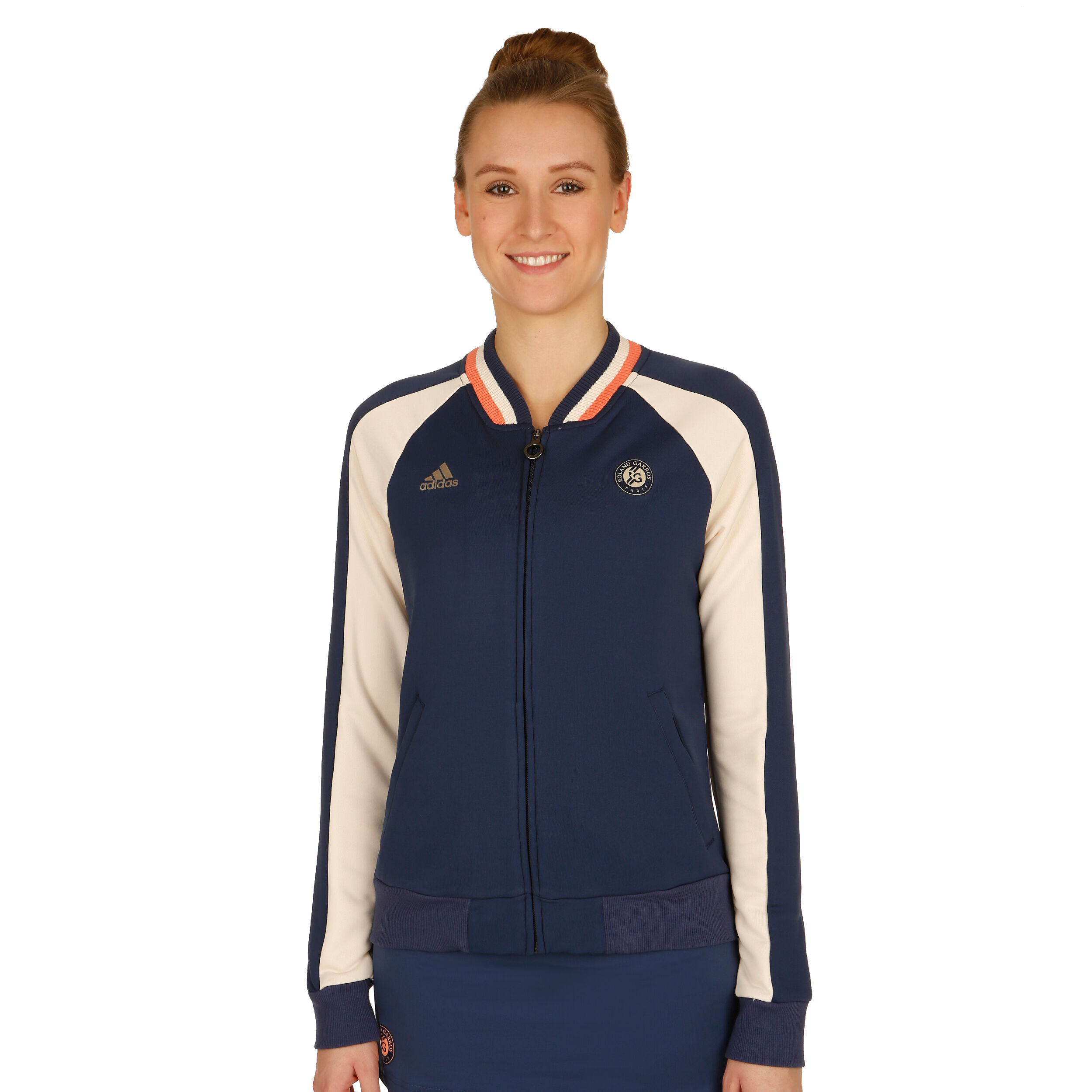 adidas Roland Garros Trainingsjacke Damen Dunkelblau adidas Roland Garros Trainingsjacke Damen Dunkelblau