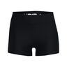 Heatgear Mid Rise Ballshorts Damen-Schwarz,Weiß