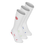 BIDI BADU Bekleidung BIDI BADU Crispy White Crew Move Tennissocken-Wei&szlig;