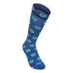 BIDI BADU Bekleidung BIDI BADU Leif Crew Tech Graphic Tennissocken 1er Pack-Blau,Neongrün