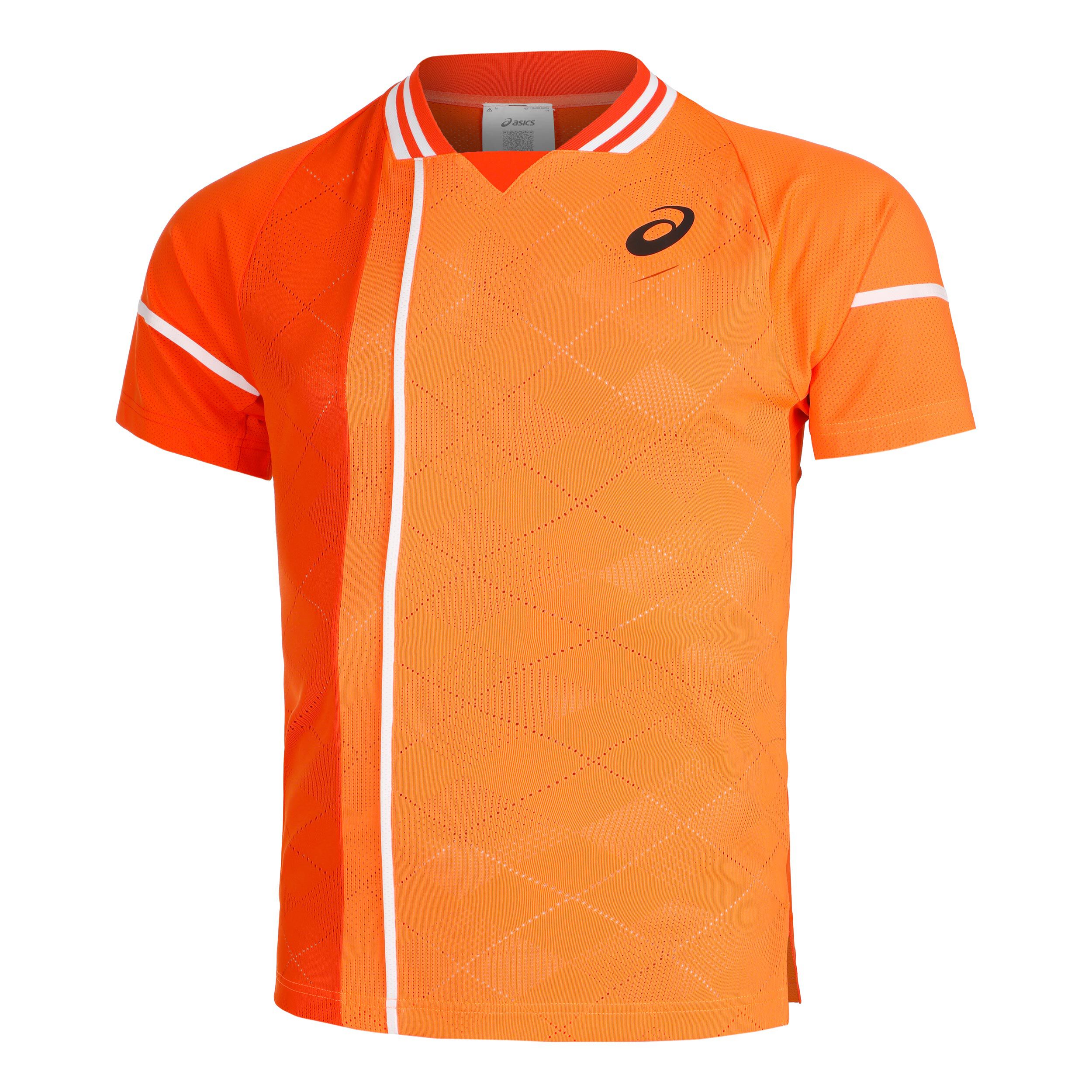 Asics t shirt homme marron sales