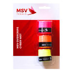 MSV Overgrips MSV Cyber Wet 3er Pack-Neongelb,Neonorange
