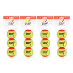 Racket Roots Play and Stay Ball Racket Roots 4x RR Stage 2-3er Polybag