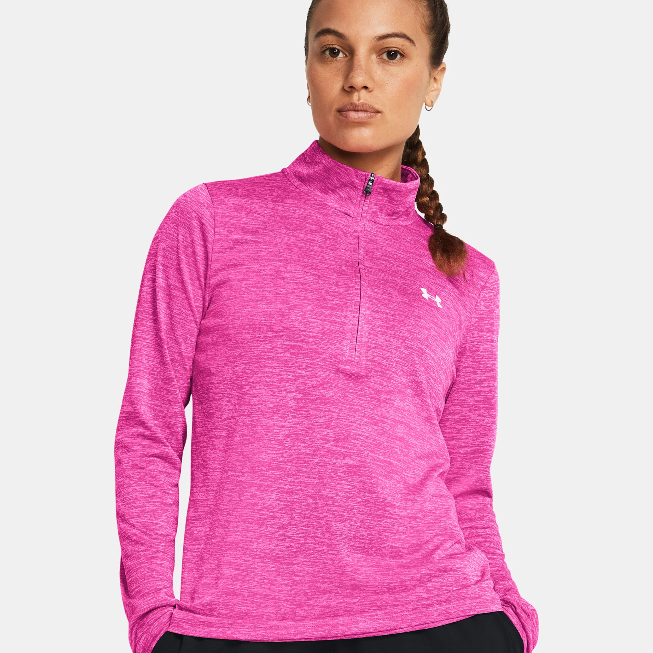 Under armour pink long sleeve store