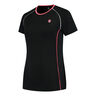 Hypercourt Crew T-Shirt Damen-Schwarz