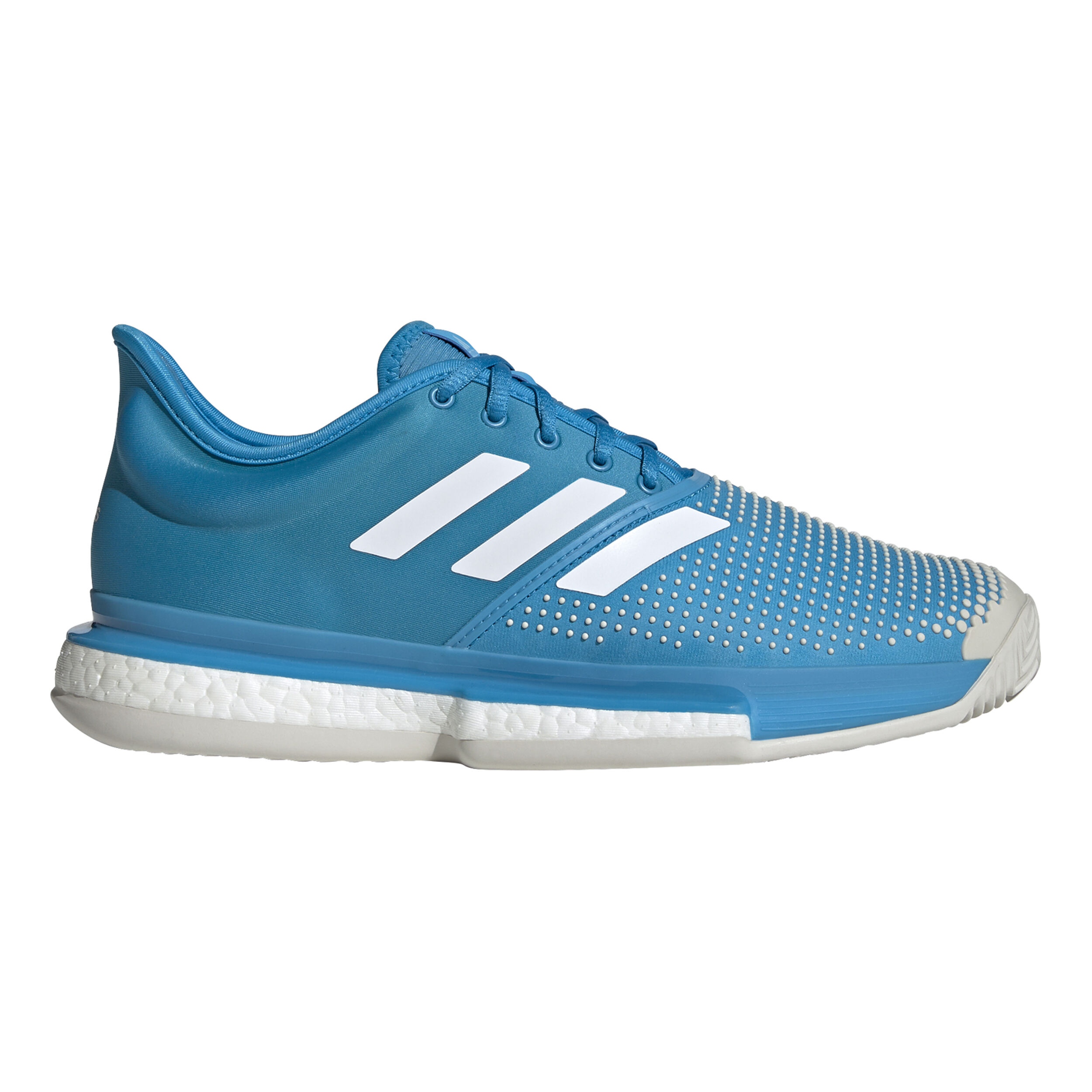 Sole Court Boost Clay Sandplatzschuh Herren Blau WeiB
