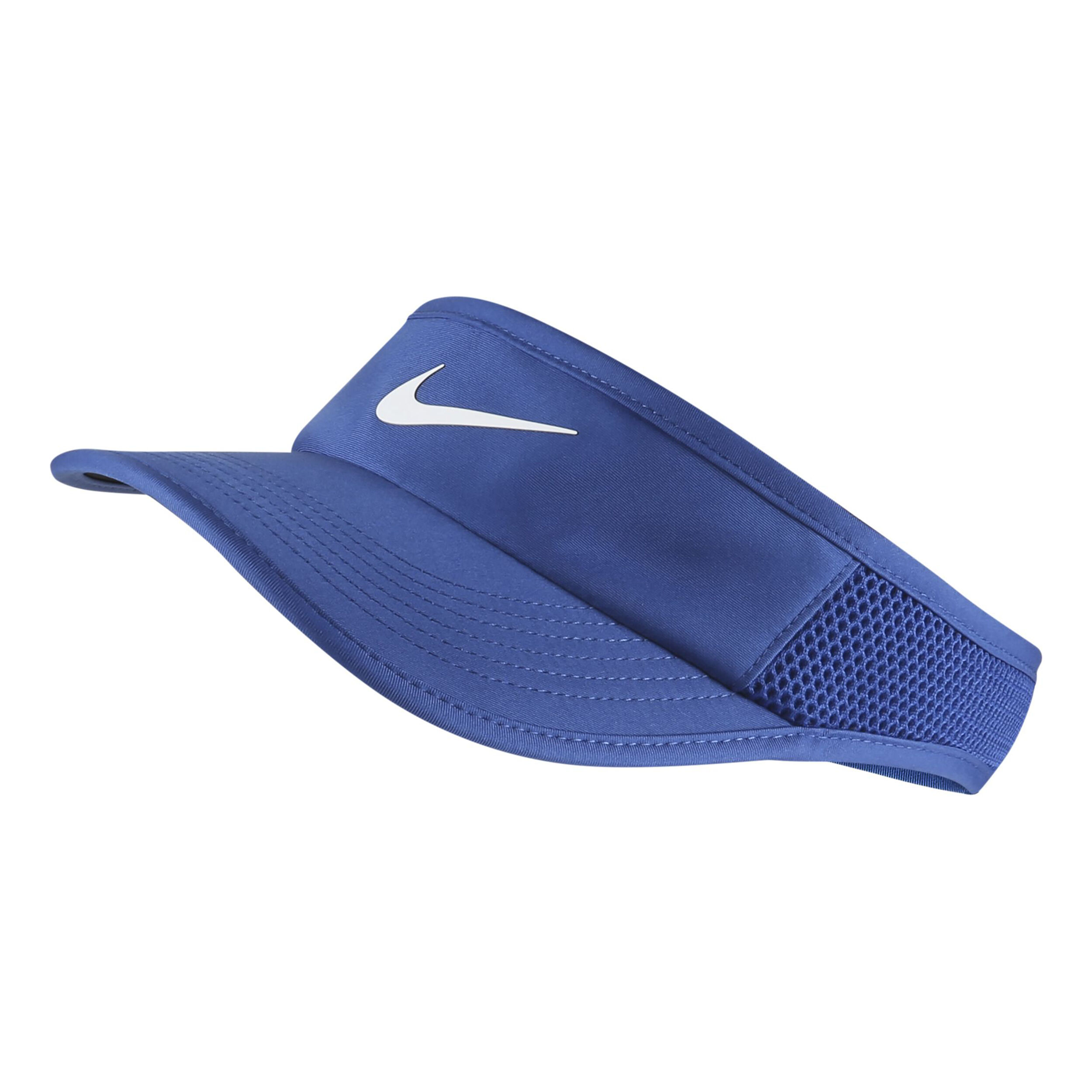 Court AeroBill Visor Damen Blau WeiB
