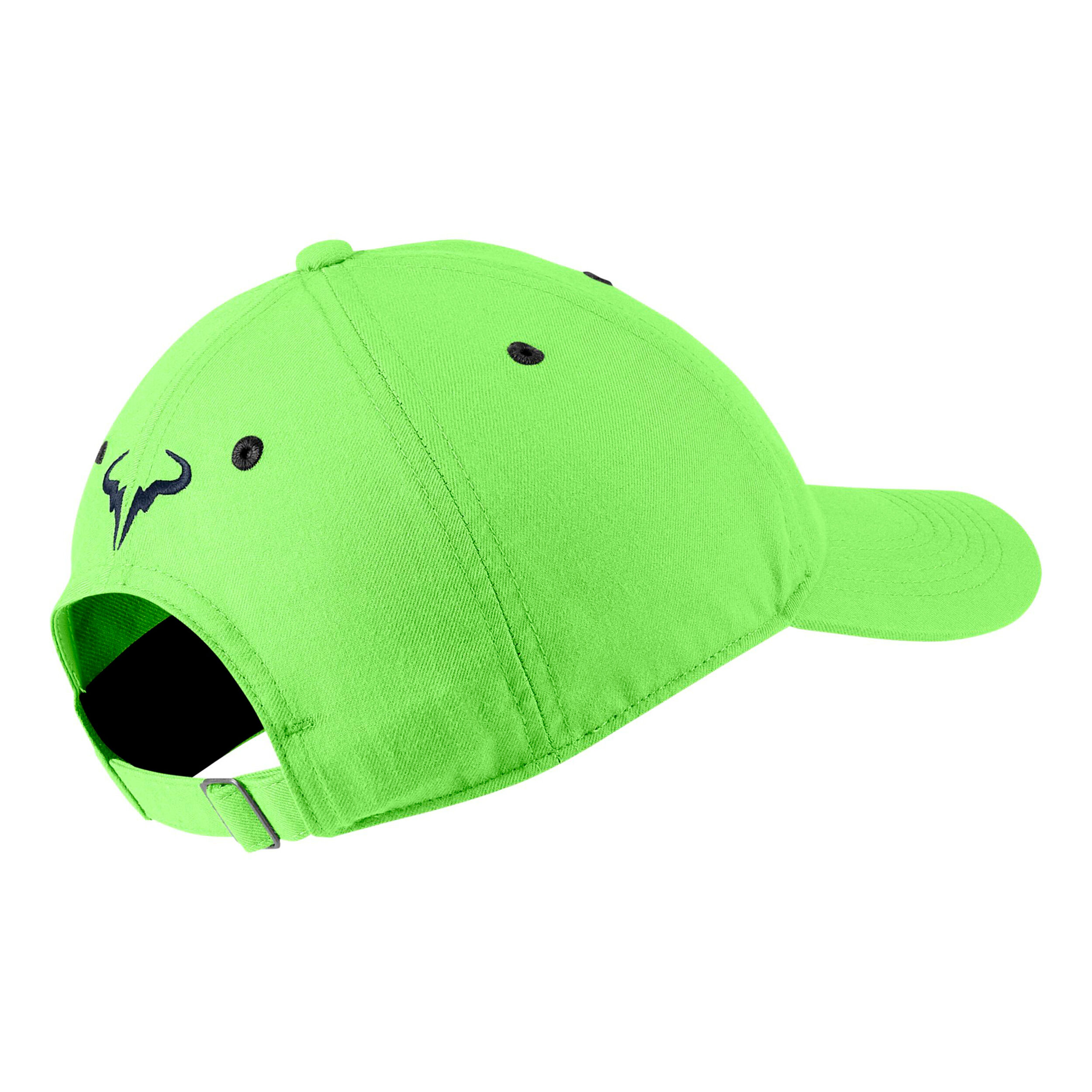 Nike Rafael Nadal Court AeroBill H86 Cap Neongrun Dunkelblau online kaufen Tennis Point DE