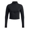 Launch Elite Half Zip Laufshirt Damen-Schwarz
