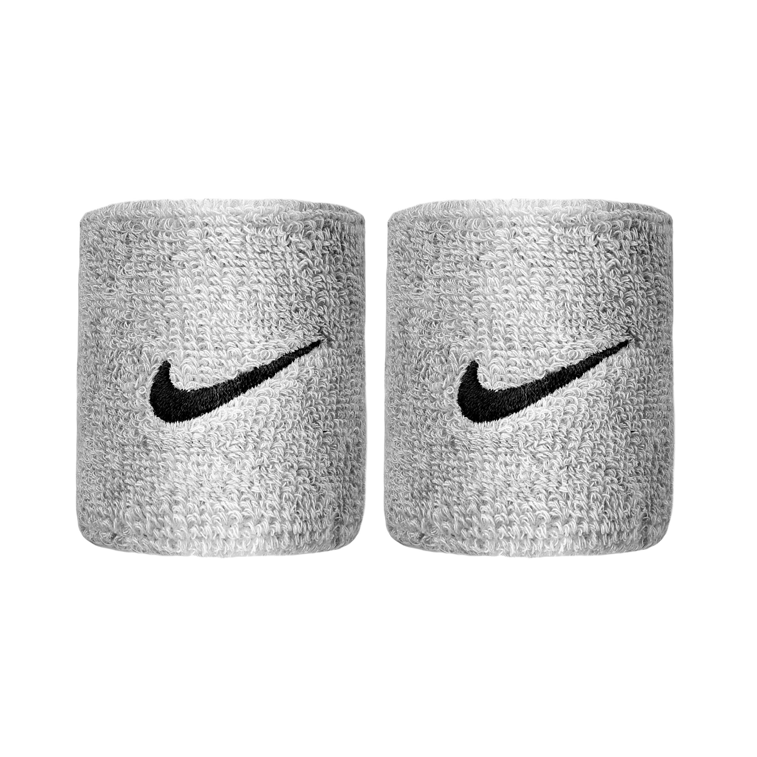 Swoosh SchweiBband 2er Pack Hellgrau Schwarz