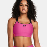 Under Armour Bekleidung Under Armour Heatgear Armour High Sport-BH Damen-Pink