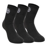 BIDI BADU Bekleidung BIDI BADU Anchor Ankle Move Tennissocken 3er Pack-Schwarz