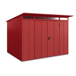 Set Berry Gerätehaus Modern-P,Typ3,RAL3004, 2 flg, inkl. Zubehör