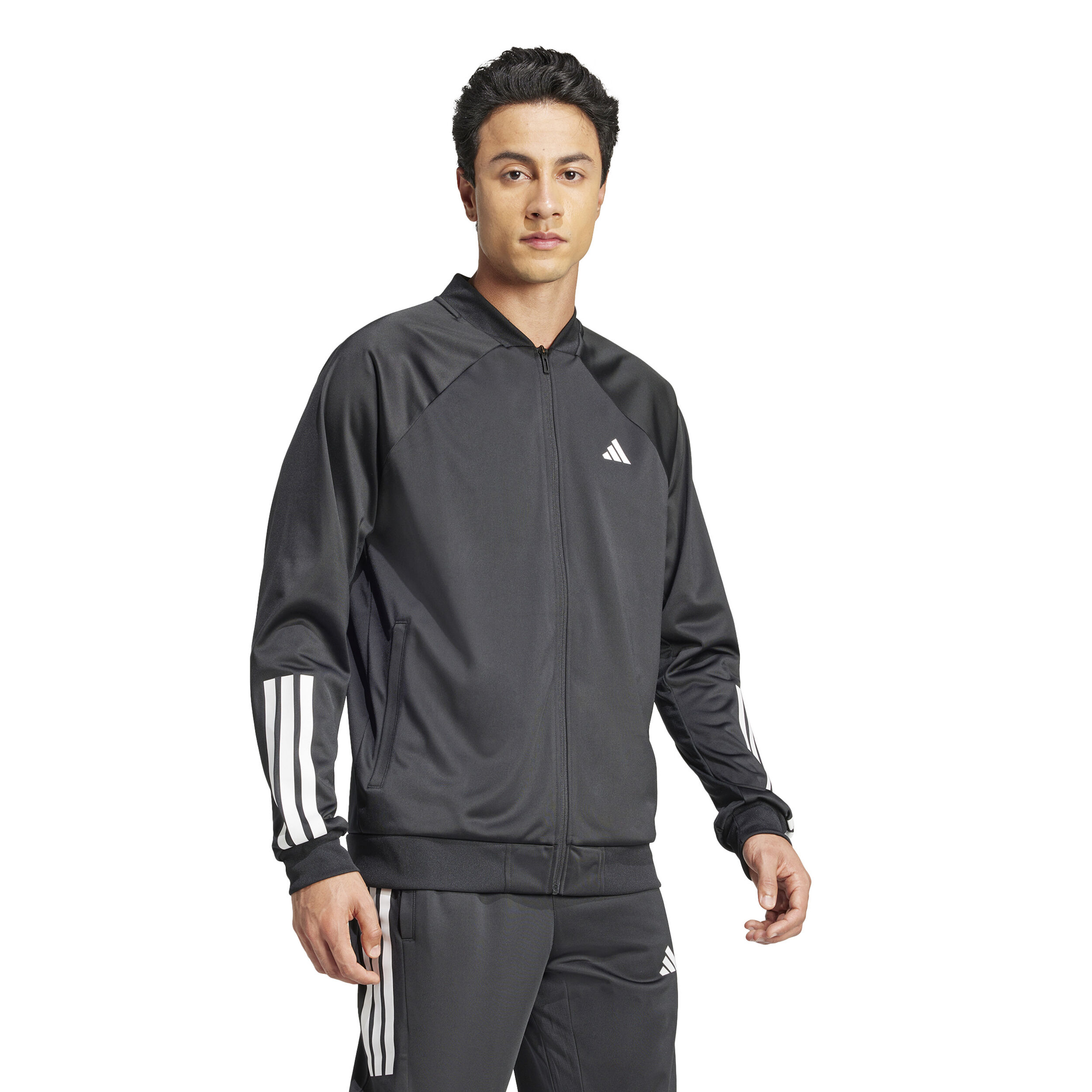 Adidas jacket stripes clearance