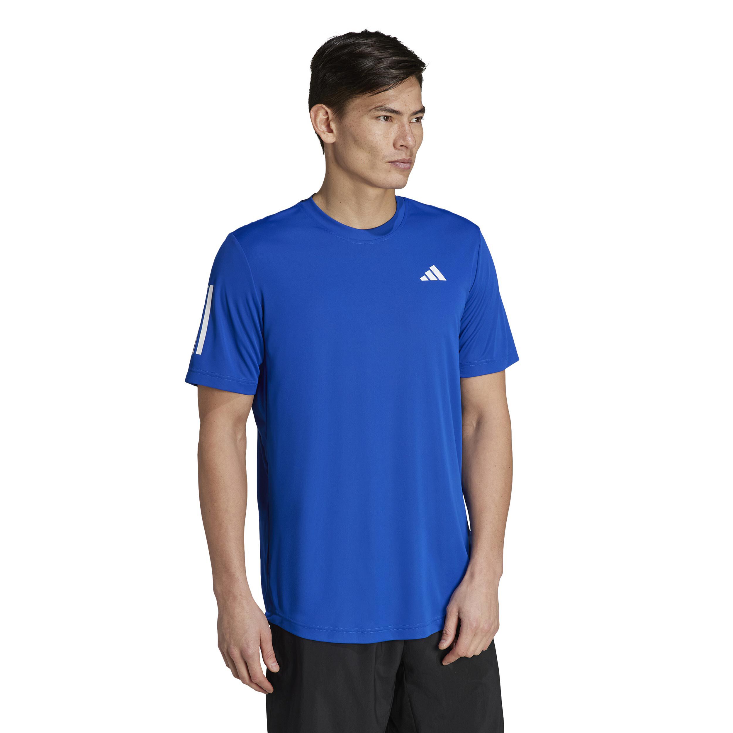 Club 3Stripes T Shirt Herren Blau