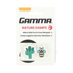 Gamma Schlägerzubehör Gamma Shockbuster Kakus/Biene Dämpfer-Grün,Mehrfarbig