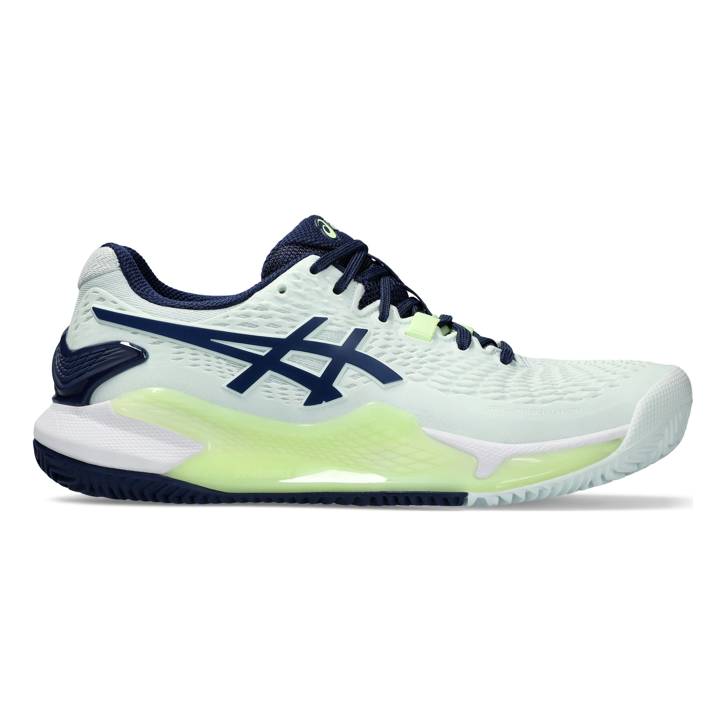 Gel Resolution 9 Sandplatzschuh Damen Mint Dunkelblau
