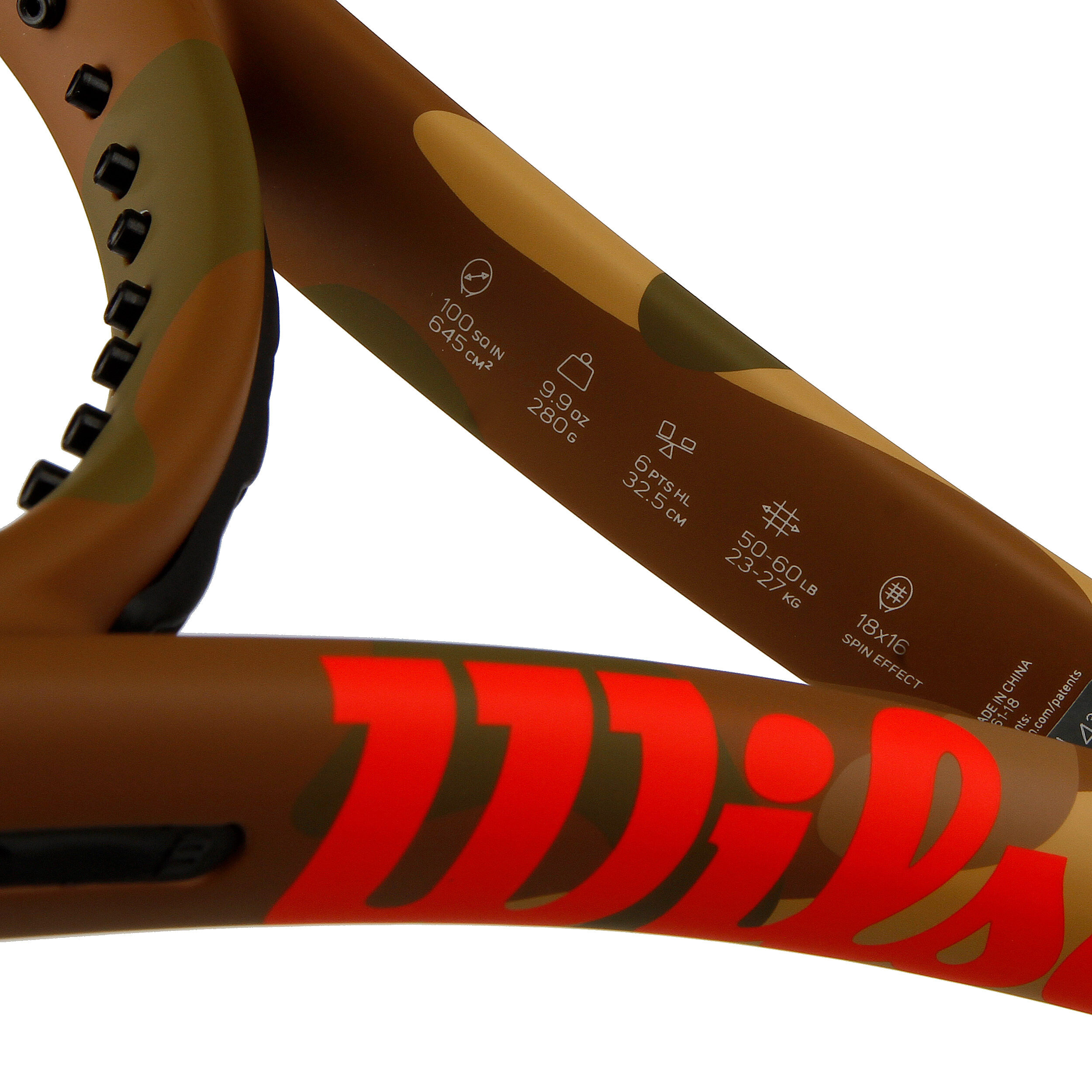 Wilson BURN 100LS CAMO カモフラージュ Wilson Burn 100LS Camo Edition Tennis Racquet Review